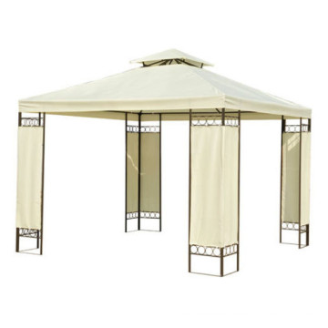 Gazebo Beige 3X3m avec cadre en acier